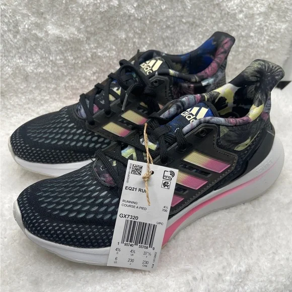 Adidas EQ21 Running Womens Size 6 Athletic Shoes GX7320 - Picture 3 of 4